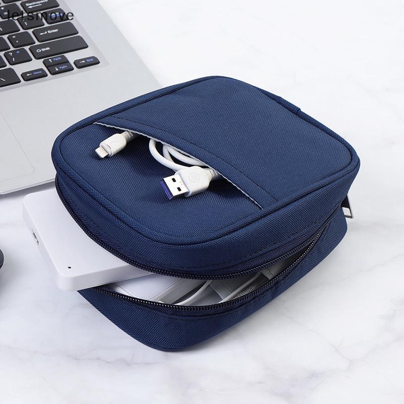 [lts] Túi Bảo Quản Tai Nghe Cáp Dữ Liệu Sạc Túi Du Lịch Điện Tử Nhỏ Di Động Túi Bảo Quản Chuột SD Tổ