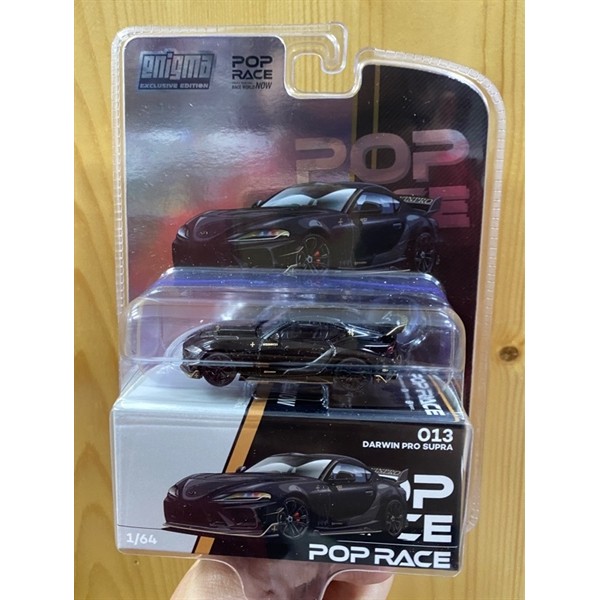 POP RACE x Enigma PRE013 DARWIN PRO 66G NWB SUPRA (A90) - MIDNIGHT BLACK cho bé từ 5 tuổi