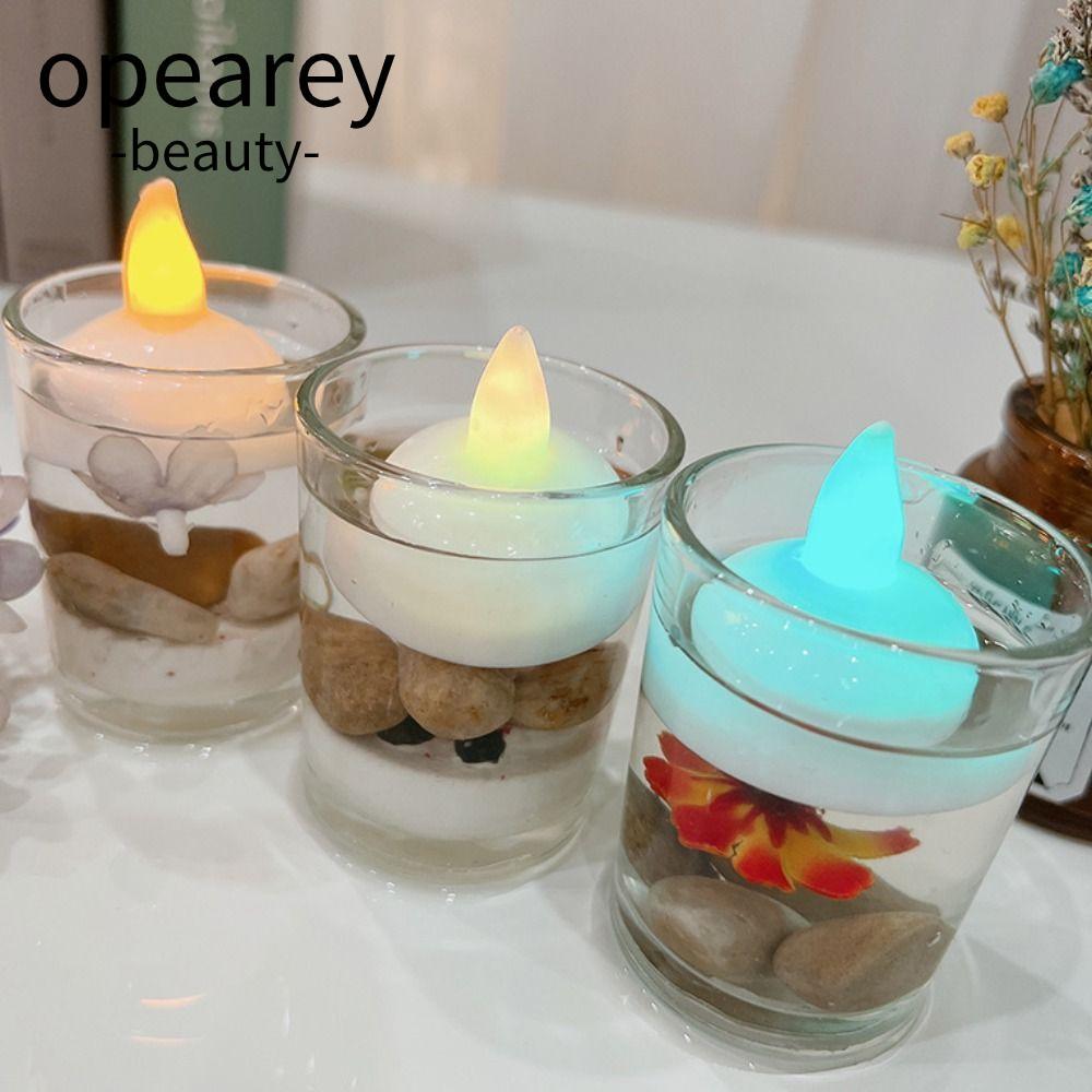 OPEAREY 5 Chiếc Đèn Nến, Nổi Trên Nước Diwali Diya Đèn LED, Nến Giả Điện Phát Sáng Trang Trí Ấn Độ Đ