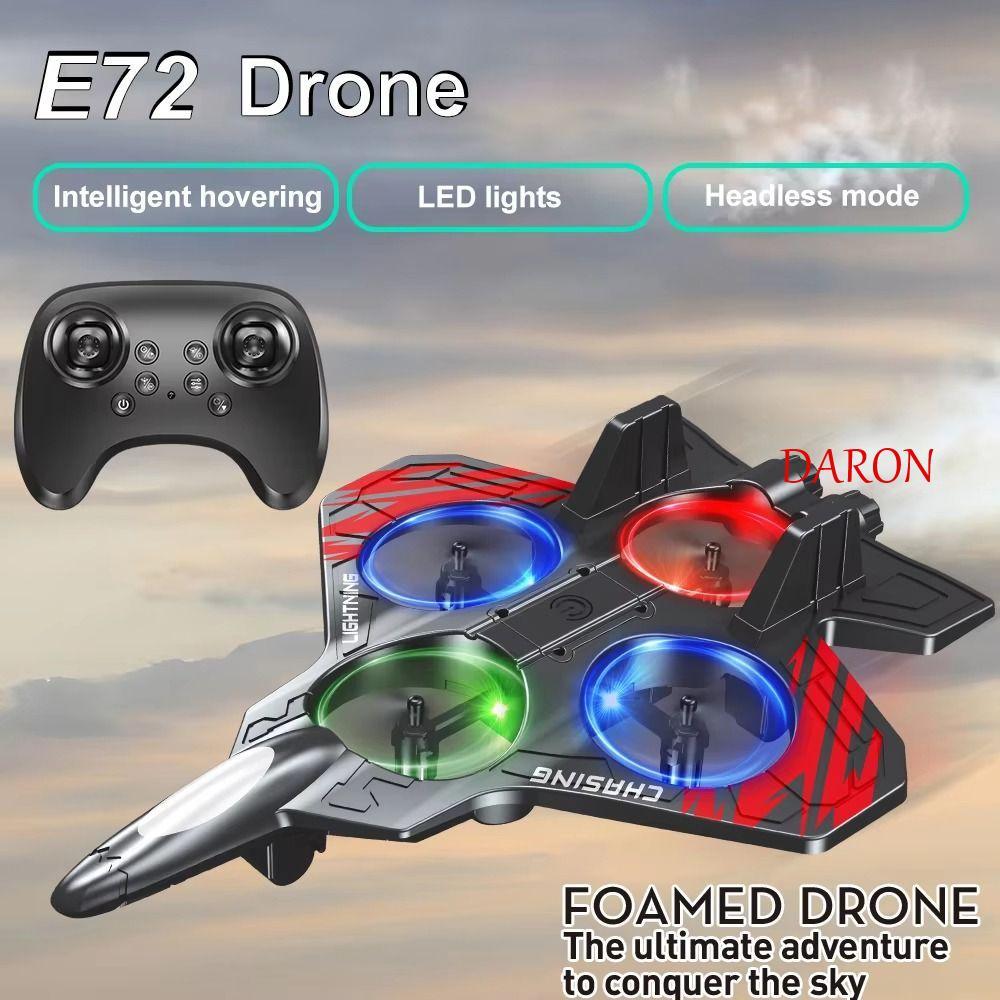 Máy bay chiến đấu tạo bọt điều khiển từ xa DARON, EPP Foam 2.4G Stunt Four Motor Helicopter Toy, Mô 