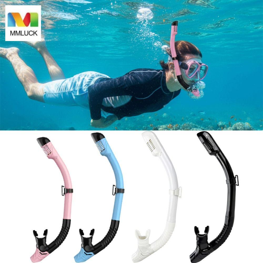MMLUCK Ống thở khô MMLUCK, dễ thở và tháo lắp nhanh, kẹp silicone - Thiết bị lặn chuyên nghiệp
