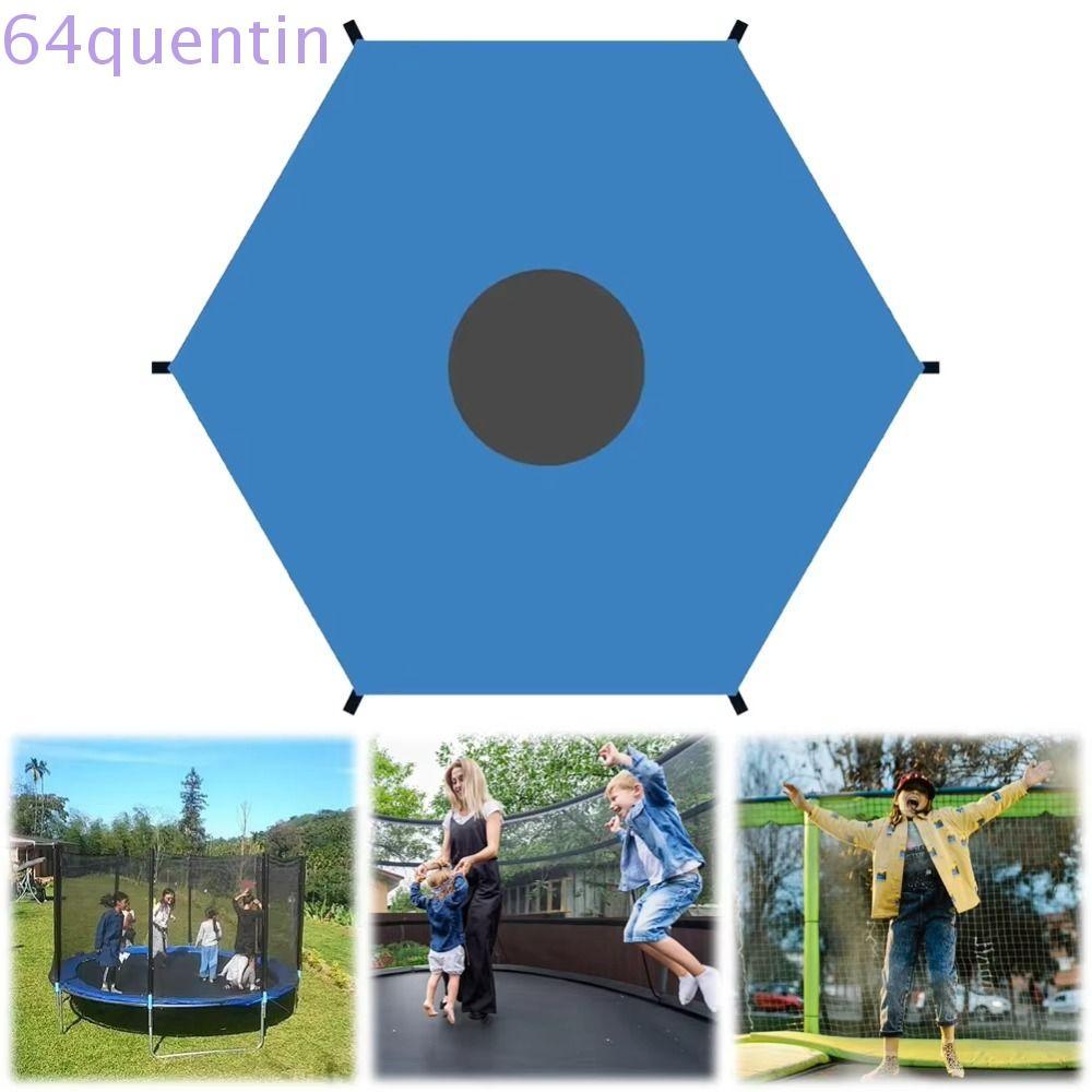 Mái che nắng QUENTIN Trampoline, Vỏ che nắng tấm bạt lò xo chống nước 6 / 8 / 10ft, Thiết bị tập thể