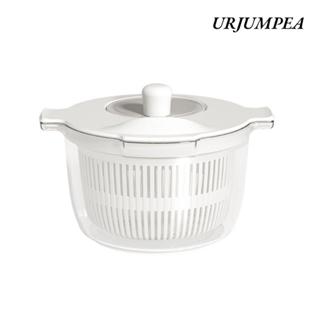 Máy sấy Salad Spinner URJUMPEA, Máy hút nước rau củ gia dụng 2 trong 1, Máy lọc thực phẩm đa chức năng dung tích lớn