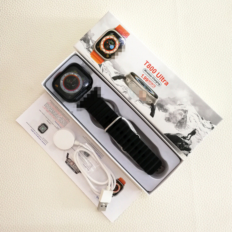 Đồng hồ thông minh T800 Ultra Đồng hồ gọi Bluetooth Sạc không dây Theo dõi nhịp tim Thể thao Đồng hồ