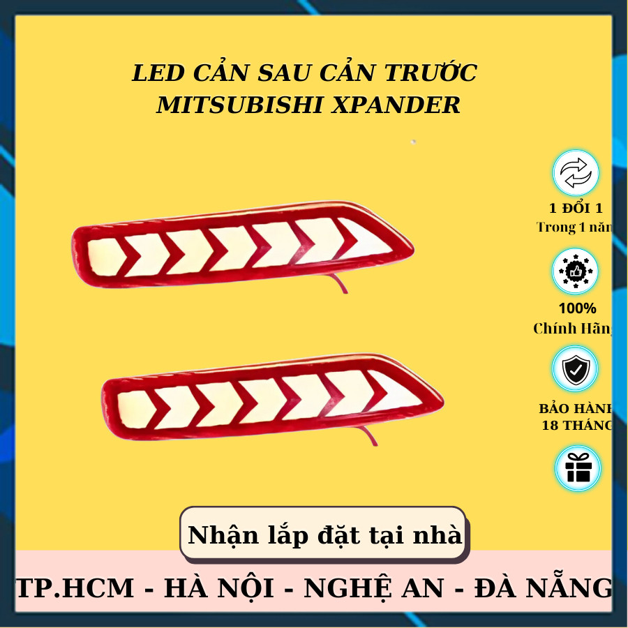[Hàng mới về] Led cản sau cản trước Mitsubishi Xpander