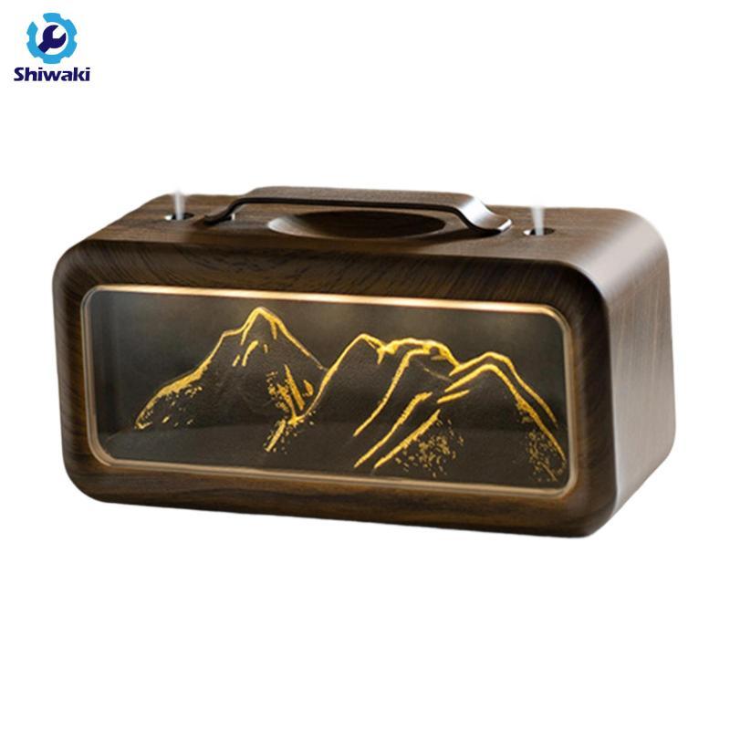 Máy tạo độ ẩm, Máy tạo độ ẩm không khí để bàn sáng tạo im lặng 600ml có đèn cho phòng khách sạn Văn phòng mẫu giáo