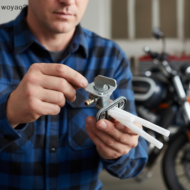 [woyao2] Bộ lọc xe máy Công tắc Petco cho PW80 / TTR125 Bình xăng xăng Bộ lọc vòi Petco Switch Phụ k