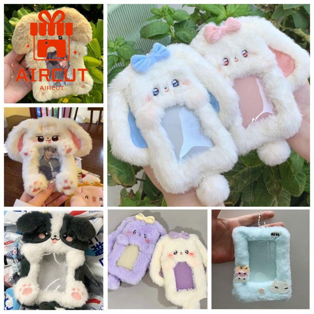 Hộp đựng thẻ ảnh YANGMING, Thẻ Photocard sang trọng hình thỏ / chó / mèo, Thỏ tai to dễ thương / Thẻ