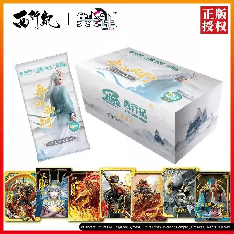 [Toàn bộ hộp 18 gói] Phiên bản kỷ niệm Westward Journey Collector 's Cards Again Westward Anime Hàng