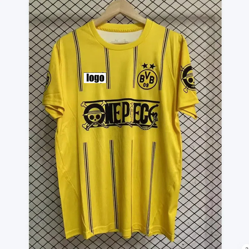 S-XXXXL 25-26 Dortmund One Piece Anime Phiên bản đặc biệt Áo bóng đá nam Jersey