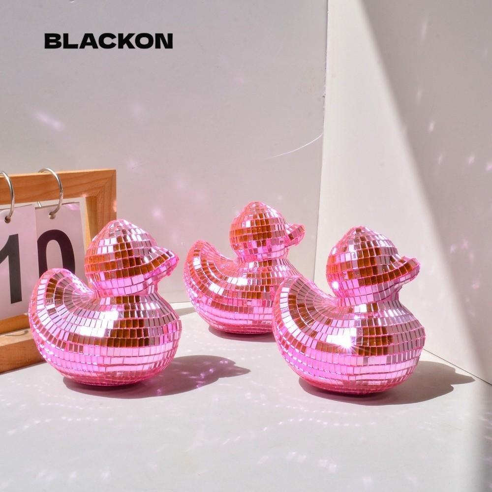 BLACKON Disco Gương Trang Trí Vịt, Máy Tính Để Bàn Disco Trang Trí Vịt Bóng Disco, Trang Trí Nhà Gươ
