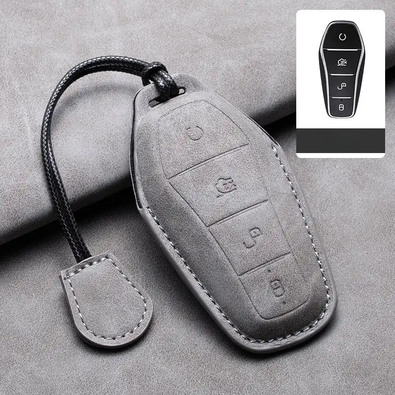 Từ Xa Chìa Khóa Da Bao Da Móc Khóa Phụ Kiện Cho Byd Atto3 E2 Atto3 Byd Atto3 Sealine 6