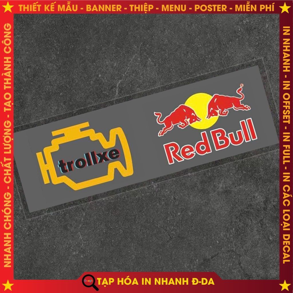 Tem UV DTF & 2 Tem Troll Xe | Dán Xe Ô Tô - Xe Máy - Xe Điện [CYB]