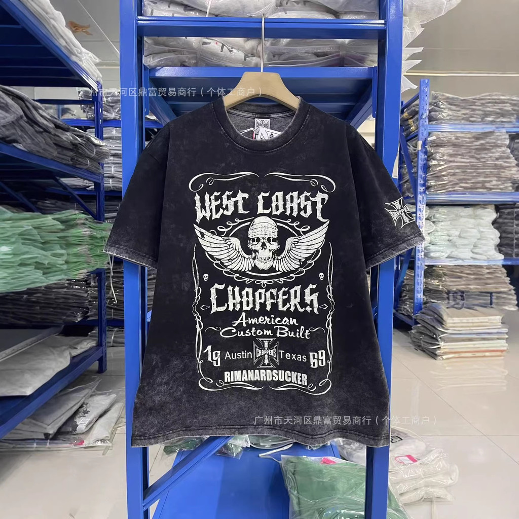 KPU8 WEST COAST CHOPPERS Vintage washed and distressed T Short Sleeve Shirt