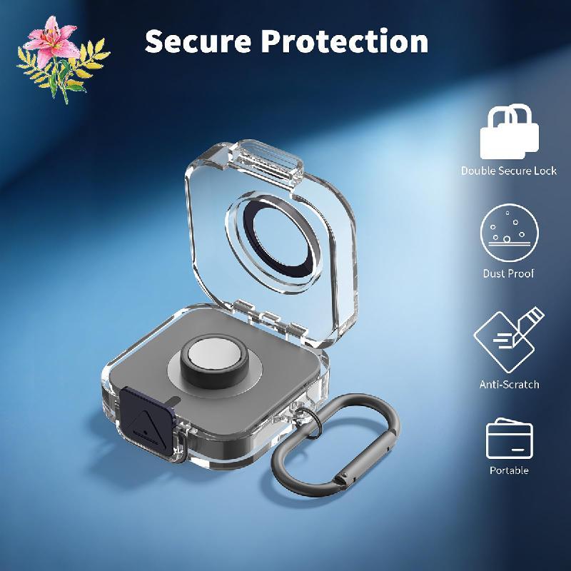 Vỏ sạc Oura Ring Gen4, Vỏ bảo vệ vỏ cứng công tắc tích hợp PC cho bộ sạc vòng thông minh, tương thíc