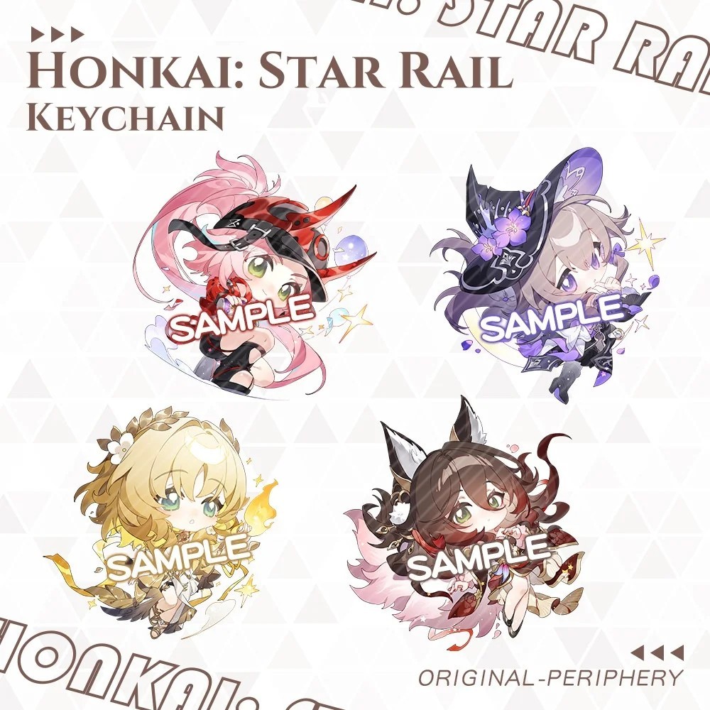 Móc khóa Honkai Star Rail HSR nhân vật Herta Aglaea Tingyun Sparkle mica acrylic anime chibi trang t