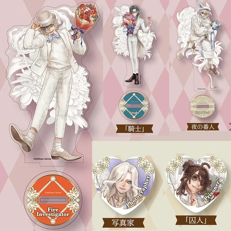 Mô hình Standee Identity V nhân vật Prospector Prisoner Photographer Ithaqua Tailcoat Acrylic Mica t