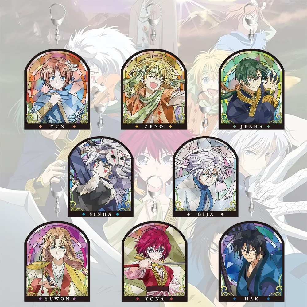 Móc khóa Akatsuki no Yona Bình Minh Của Yona Mica Acrylic nhân vật Yona Hak Su-won Shin-ah Jae-ha ph