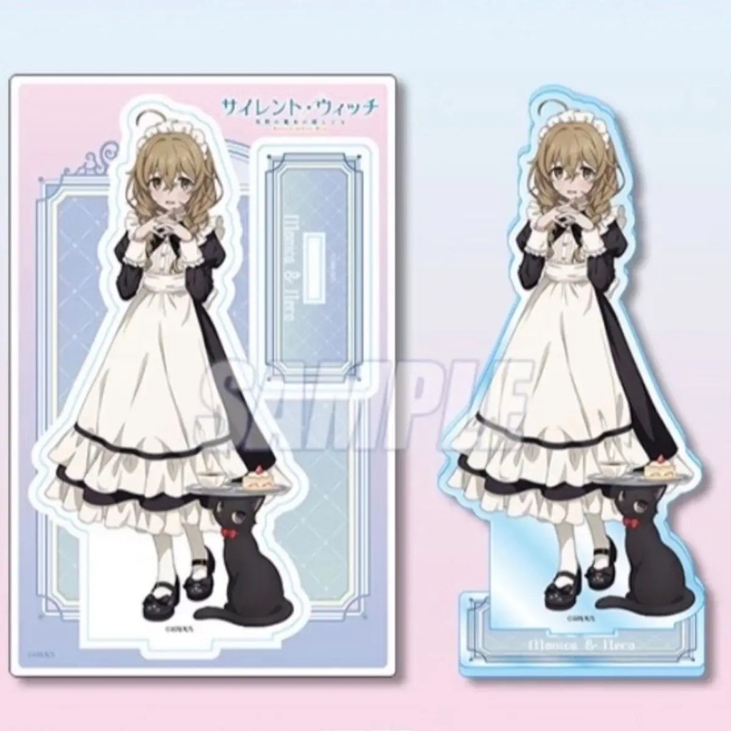 Standee Anime Silent Witch Monica Everett bản Maid hầu gái mô hình Acrylic trang trí bàn học sưu tầm