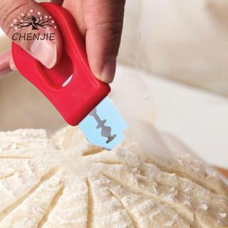 CHENJIE 2 chiếc Máy cắt bột chua, Máy cắt tỉa bánh mì có thể mở rộng, Dụng cụ làm bánh Mini với máy cắt thay thế Bánh mì Lame Scoring Tool Bakery