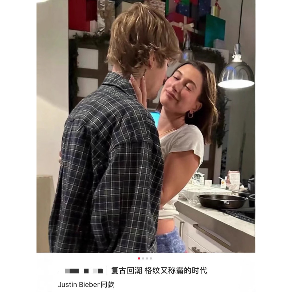 DQ67 New plaid casual shirt, loose and versatile jacket shirt