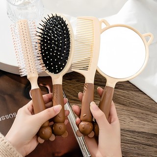 Combo Bộ 4 lược Chải Tóc Gỡ Rối ,Tạo Kiểu, Chống Tĩnh Điện, Tiện Lợi, Chất lượng cao