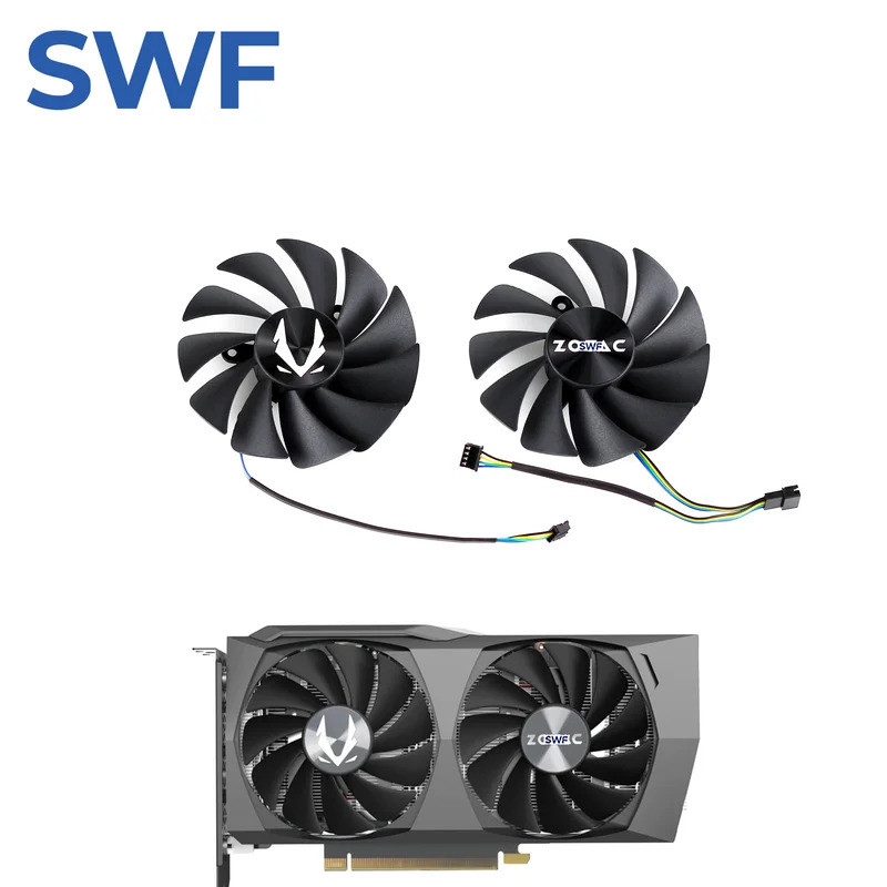 Quạt Làm Mát 88MM Cho ZOTAC Gaming RTX 3050 3060 Ti Twin Edge Card Đồ Họa Quạt Làm Mát GA92S2U GFY09