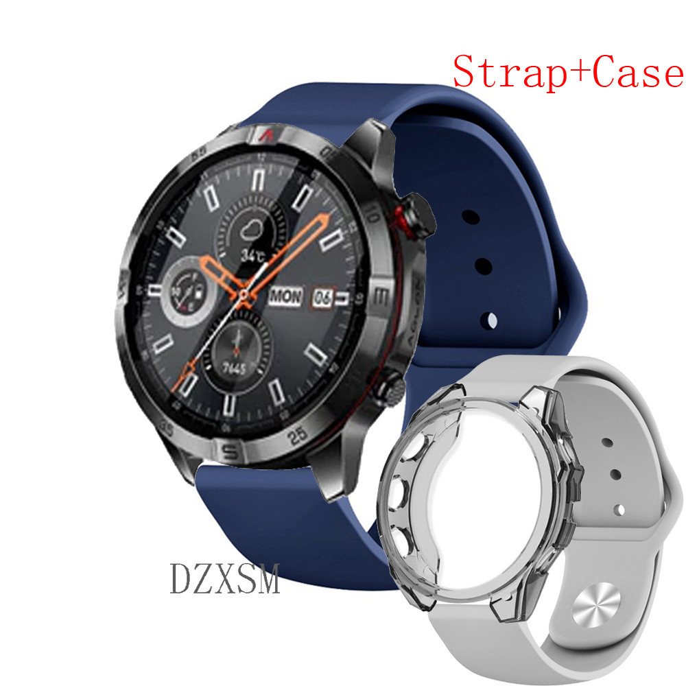 Aolon GT6 Pro Dây đeo + Ốp lưng cho Aolon GT6 Pro Full Cover Bảo vệ màn hình Silicone Dây đeo đồng h