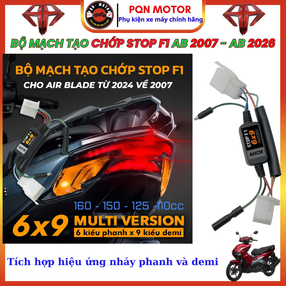 Mạch Stop F1 AB 2026 và AB 2007 Đến AB2025  AB 110 125 150 160 Giắc Zin 100% - Nhiều Chế Độ Chớp