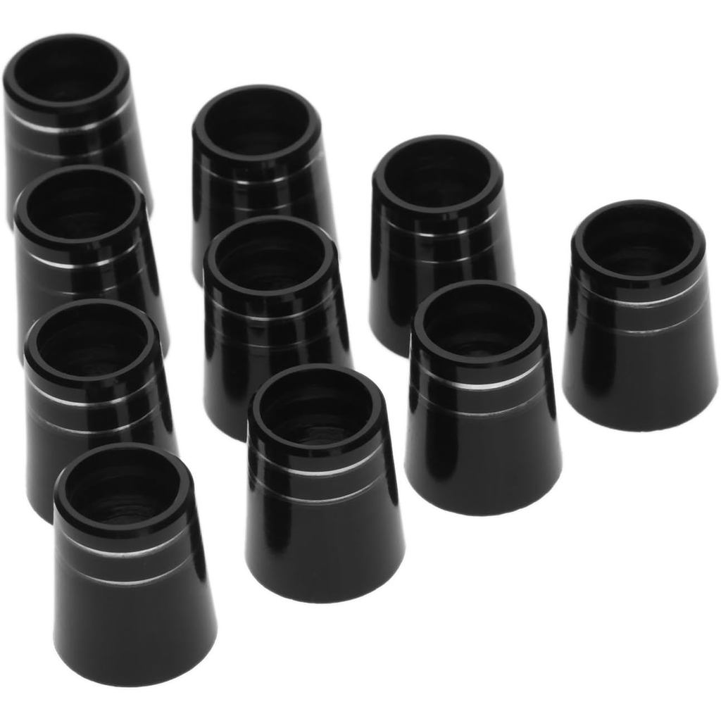 MUXSAM Golf Iron Ferrules, Re-Shaft Golf Ferrule cho Taper Tip Iron Wedge Shaft, với vòng Chrome đôi
