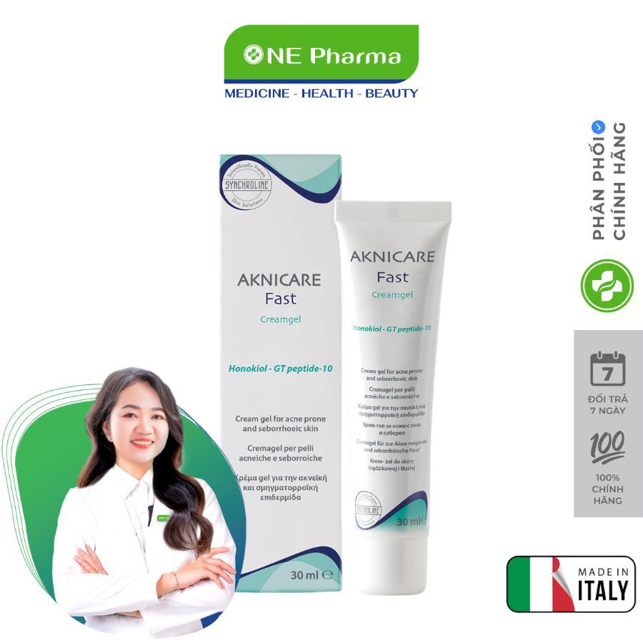 Kem Aknicare Fast CreamGel Giảm Mụn, Tiết Bã Nhờn - 30ml