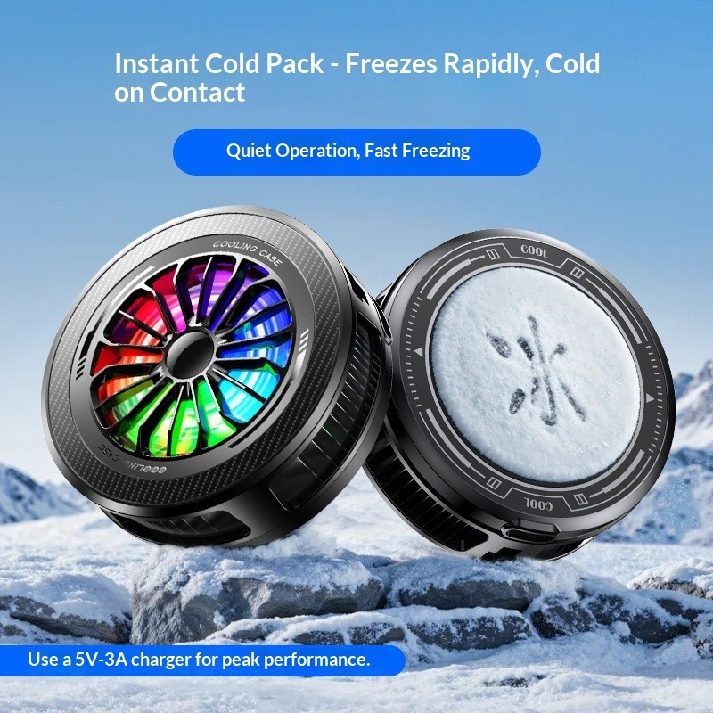 Bộ làm mát di động K5 15W Tản nhiệt bán dẫn đông lạnh tiếng ồn thấp cho đèn RGB chơi game