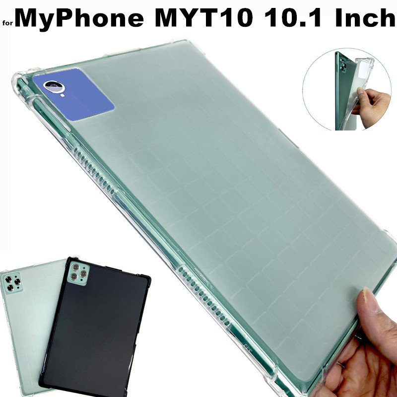 Dành Cho MyPhone MYT10 10.1 Inch Android Máy Tính Bảng Chống Sốc Ốp điện thoại Chống Rơi Trong Suốt 