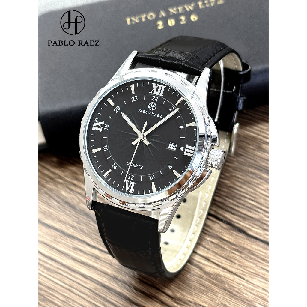 PABLO RAEZ Thương Hiệu Thời Trang Kinh Doanh Lịch Đồng Hồ Nam Đồng Hồ Đơn Giản Chống Thấm Nước Thạch