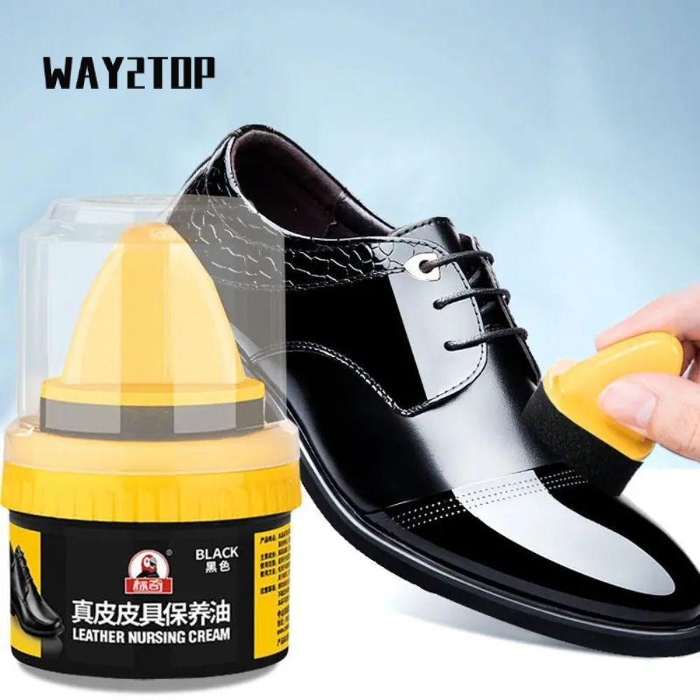 WAY2TOP Giày Da Cleaner, Da Làm Sáng Da Bảo Vệ Protein Da Sửa Chữa Kem, Giảm Nứt Khô Điều Dưỡng Ba L