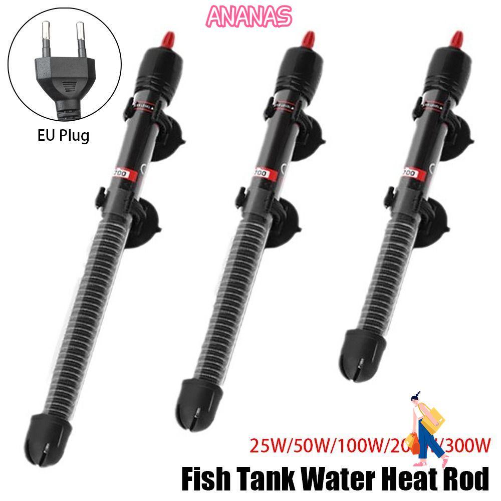 ANANAS 1 Cái Máy Sưởi Chìm, Phích Cắm EU Có Thể Điều Chỉnh Nhiệt Độ Thanh Nóng, Bể Cá Bền Bể Cá 220V