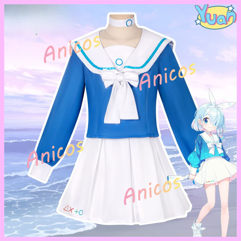 Blue Archives cos phù hợp với Arona Arona cosplay anime trang phục jk đồng phục thủy thủ phù hợp với