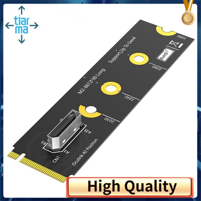Thẻ mở rộng M. 2 NVME M Key 2230 / 2242 / 2260 / 2280 sang Oculink SFF-8612 PCIE4.0- SFF-8612 4i Ada