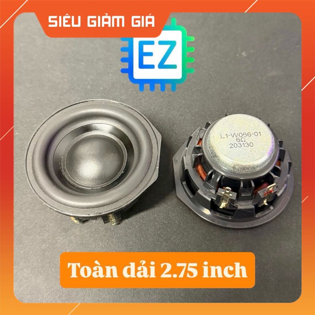 Củ loa mid bass 2.75 inch Pialix màng nhôm từ neo 6ohm 20w cực xịn