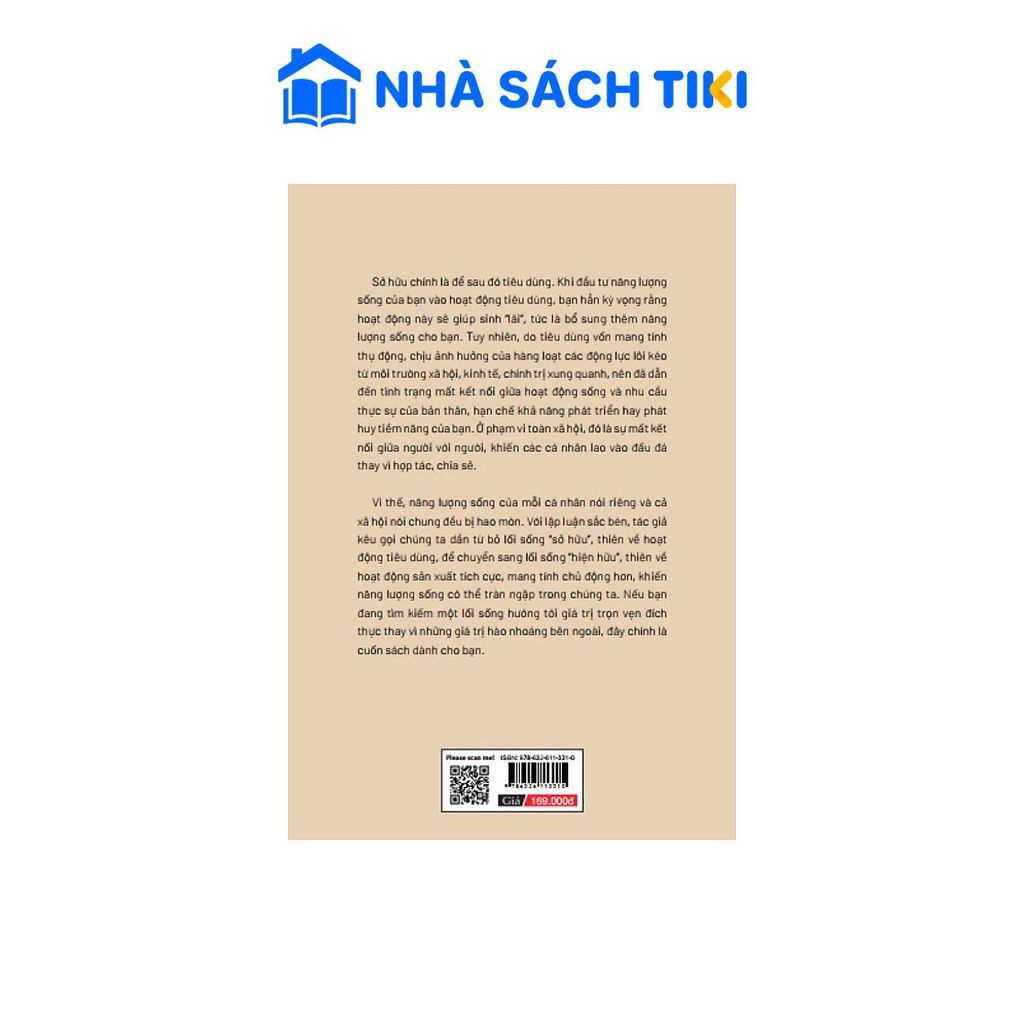 Sách - SỞ HỮU HAY HIỆN HỮU - Erich Fromm