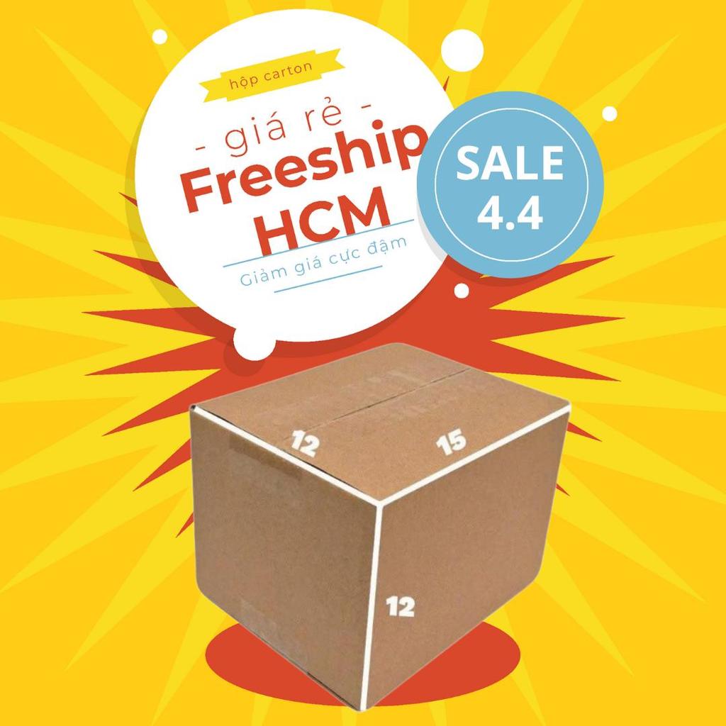 hộp carton 15x12x12 bộ 50 trơn cứng cáp