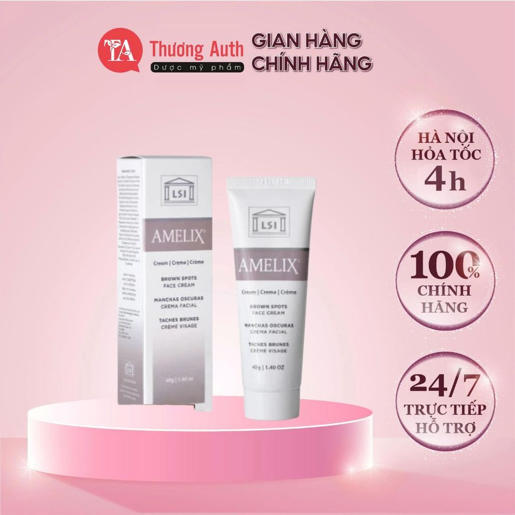 [Hàng công ty] Amelix Cream - Kem Dưỡng Trắng Mờ Thâm Nám LSI Amelix Face Cream 40g