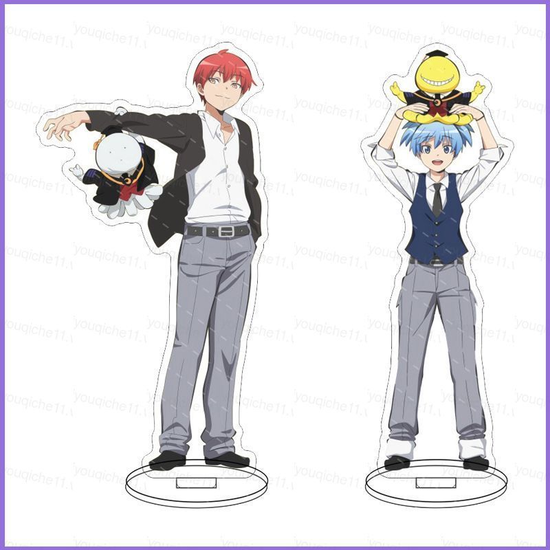 SQ11 Ám Sát Lớp Học Tấm Giá Đỡ Acrylic Shiota Nagisa Đứng Tấm Để Bàn Anime Trang Trí