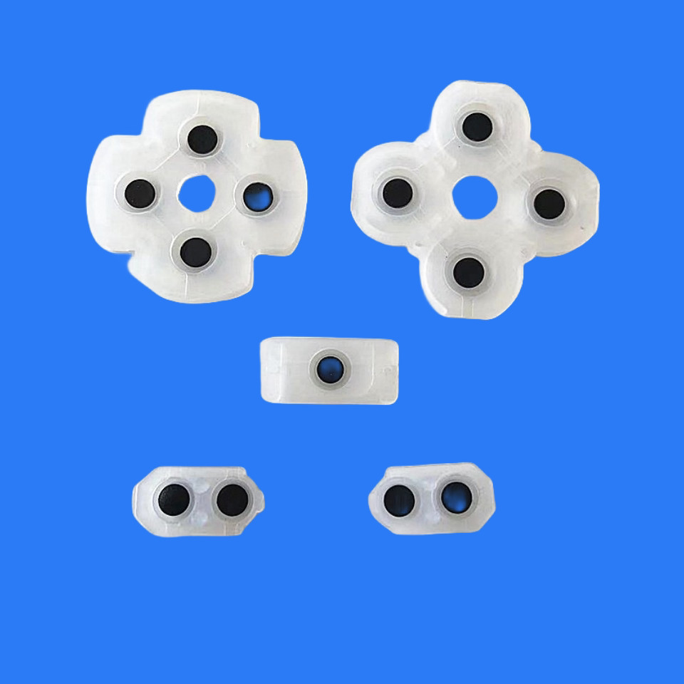 PS4 Tay Cầm Nút Cao Su Pad Hướng Nút ABXY Nút PRO Cao Su Dẫn Điện PS5 Phụ Kiện Thay Thế Phiên Bản Mớ