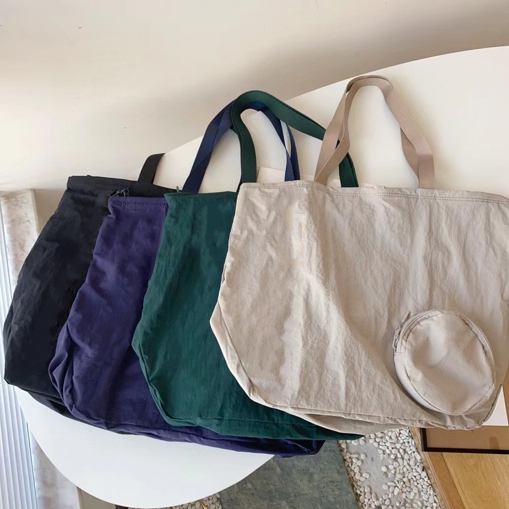 J98N Round cake folding bag Yoga leisure tote bag Shopping bag for shopping, travel, outdoor storage