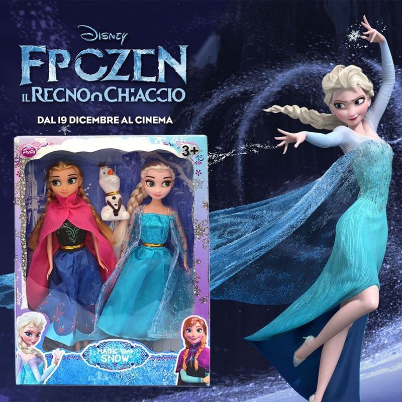 Frozen Elsa Công Chúa Elsa Búp Bê Lớn Trang Phục Cô Gái Đồ Chơi Búp Bê Quà Tặng Ngày Trẻ Em