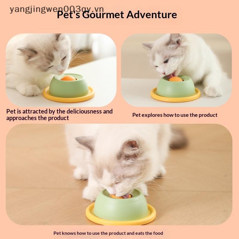 LE Pet Li Mat Sữa Chua Liing Plate Ăn Chậm Cho Chó Mèo - Bát Ốc Tương Tác Thúc Đẩy Sức Khỏe Thú Cưng