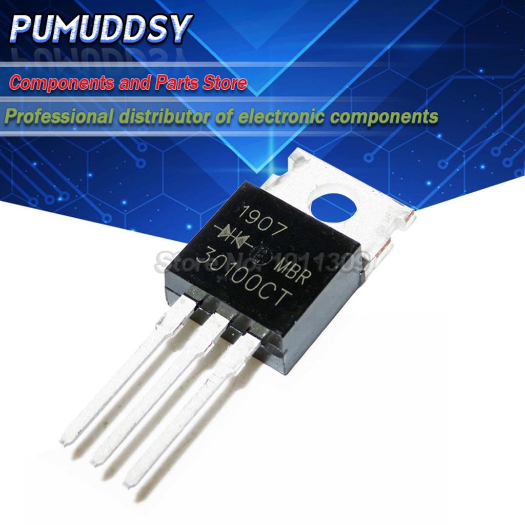 10 CÁI MBR30100CT 30100CT MBR30100 Bộ chỉnh lưu Schottky 30A 100V TO-220 IC