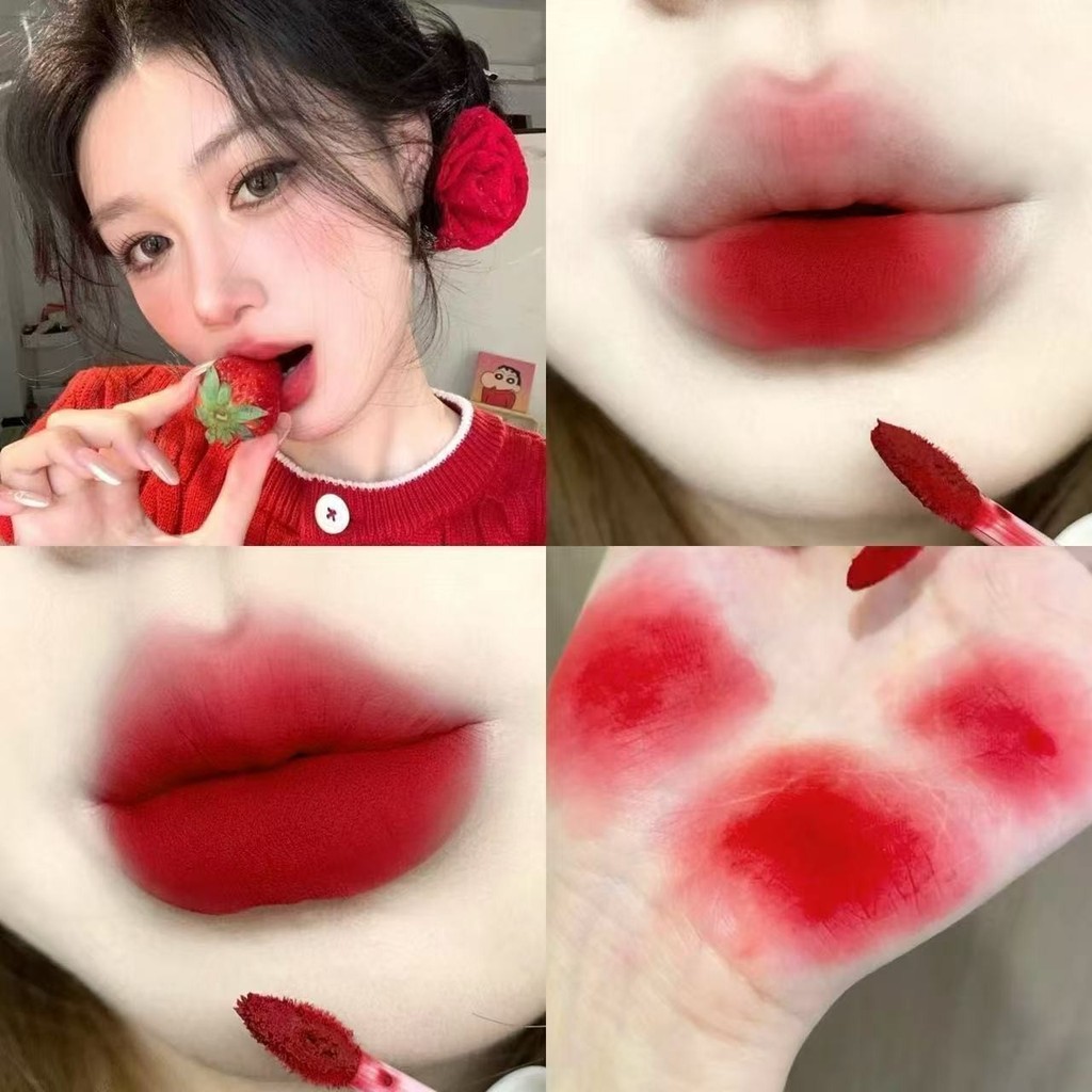 Son Môi Aquaman Matte Matte Matte Velvet Matte Matte Matte Lip Whiteing Sinh Viên Tính Khí Mềm Mờ Gi