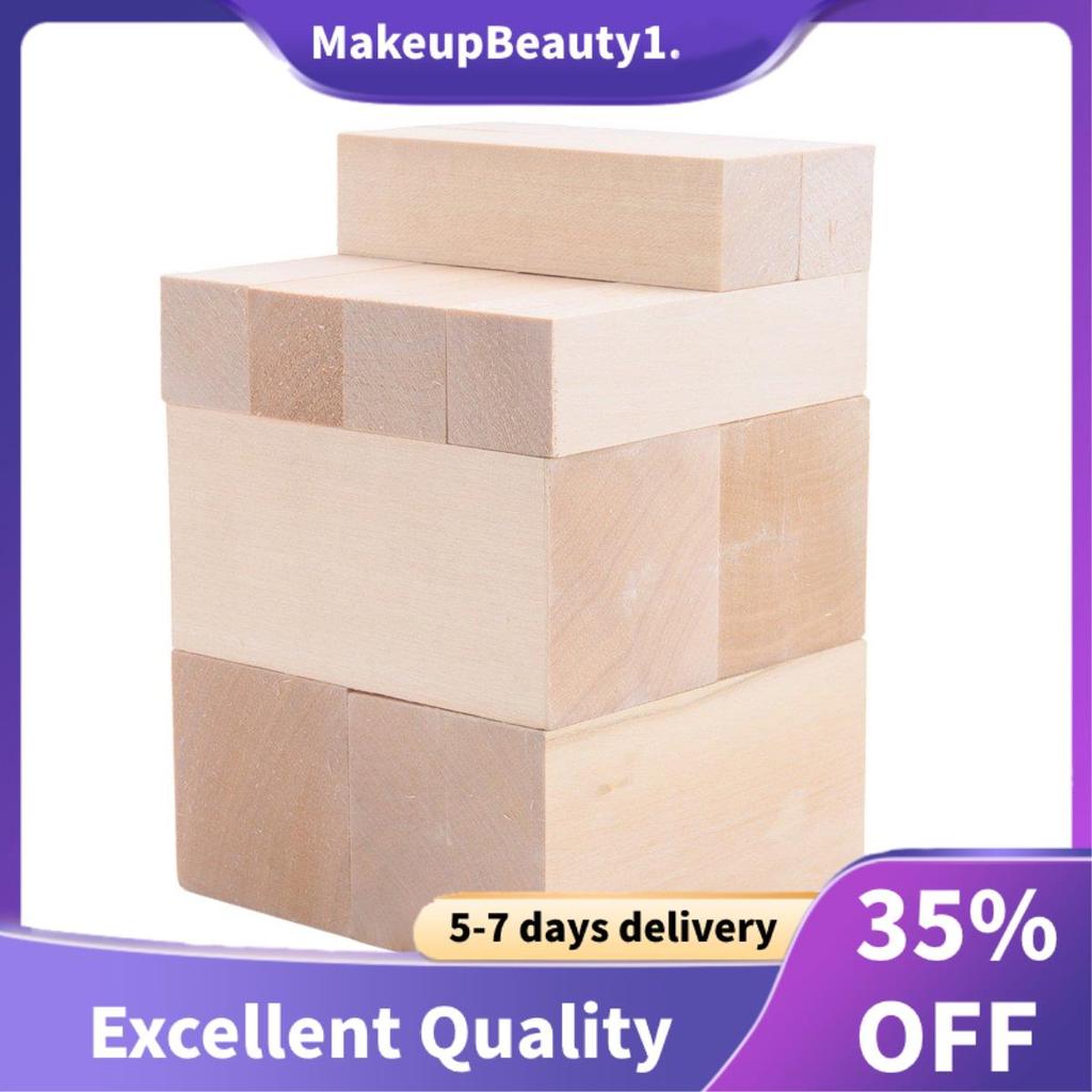 Khối Khắc Basswood Gỗ Khắc Gỗ Để Khắc 10 Chiếc - Gỗ Whittling Cho Hàng Thủ Công Bộ Khắc Gỗ Bằng Gỗ D